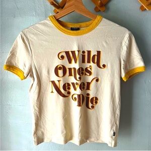 “Wild Ones Never Die” P&Co Crop Top 🌼